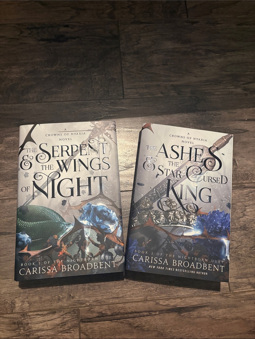 Books 1 and 2 of Crowns of Nyaxia series